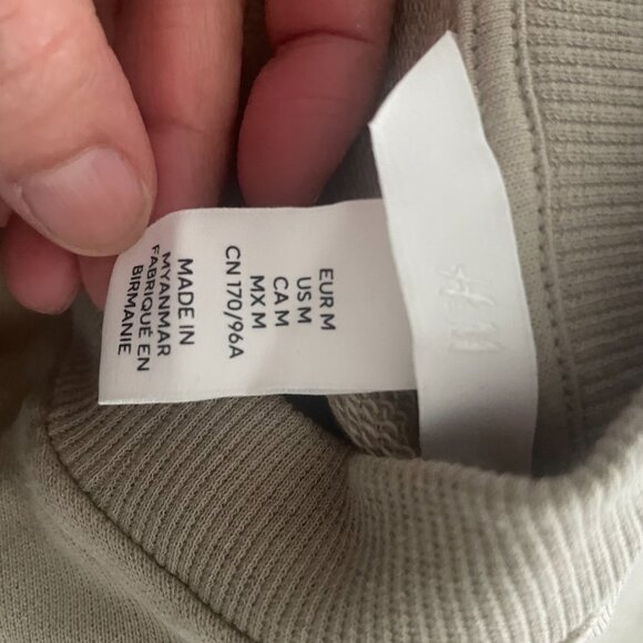 100% cotton puff sleeve top H&M - Picture 3 of 4